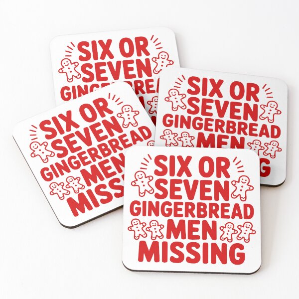 Item preview, Six Or Seven Gingerbread Men Missing designed and sold by theartfulaspie.