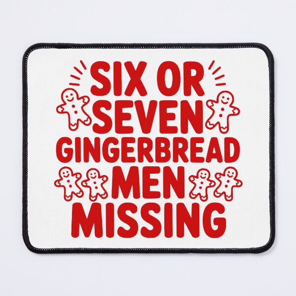 Item preview, Six Or Seven Gingerbread Men Missing designed and sold by theartfulaspie.