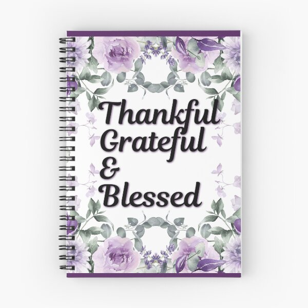 Item preview, Thankful Grateful Blessed – Autumn Fall Typography Quote Design designed and sold by DonnaRaine.