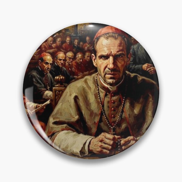 Item preview, Conclave Retro Psychological Political Drama Tribute Art Poster designed and sold by Art's Diner.