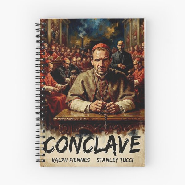 Item preview, Conclave Retro Psychological Political Drama Tribute Art Poster designed and sold by Art's Diner.