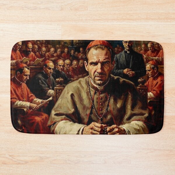 Item preview, Conclave Retro Psychological Political Drama Tribute Art Poster designed and sold by Art's Diner.