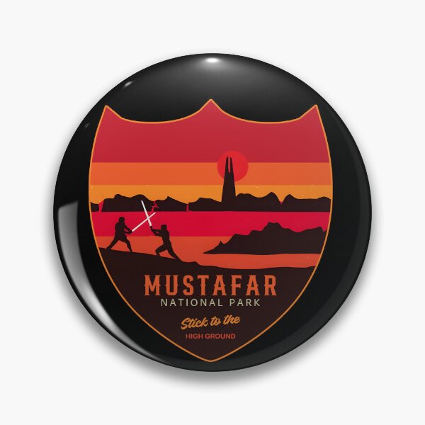 Item preview, Mustafar National Park designed and sold by FrontierCosmic.
