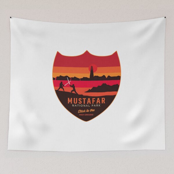 Item preview, Mustafar National Park designed and sold by FrontierCosmic.