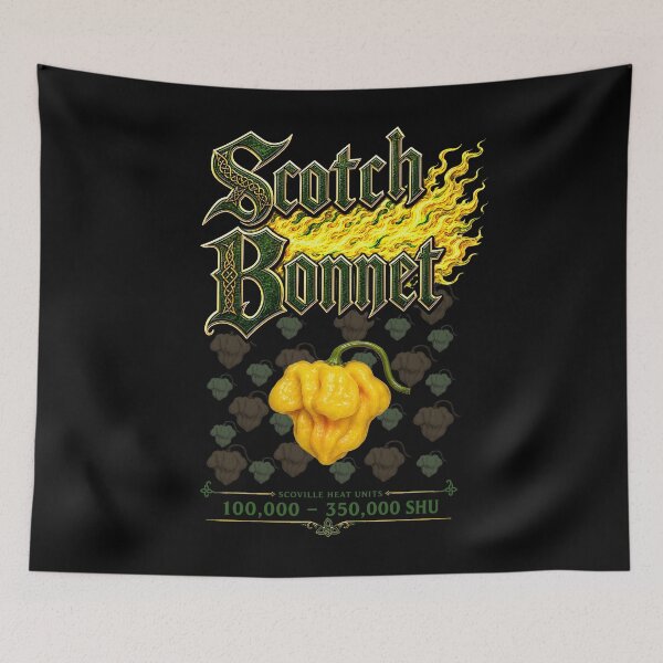 Item preview, Scotch Bonnet: Pepper & Scoville Heat Units designed and sold by Jessie Slamwhorella.