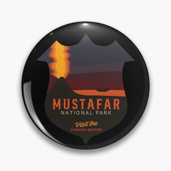 Item preview, Mustafar National Park designed and sold by FrontierCosmic.