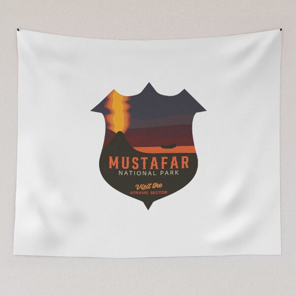 Item preview, Mustafar National Park designed and sold by FrontierCosmic.