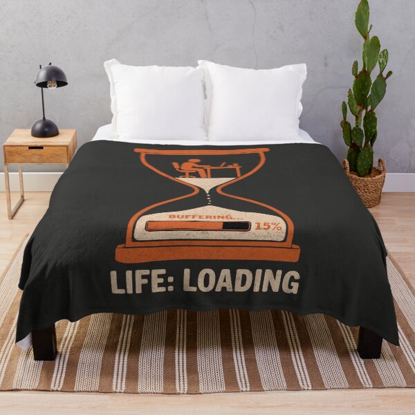 Item preview, Life Loading Buffering Hourglass Office Humor designed and sold by Hostar2024.