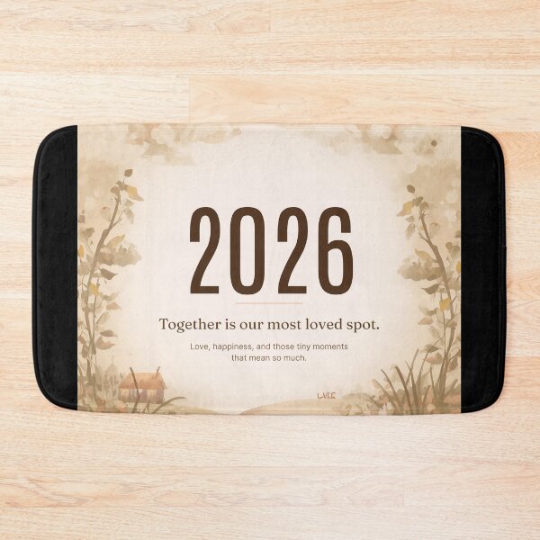 Item preview, Together Is Our Most Loved Spot 2026 – Cozy Cottage Nature Fantasy Floral Design designed and sold by DervoTeck2767.