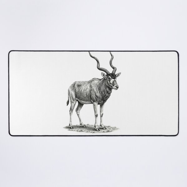 Item preview, Addax - Realistic minimalistic black and white  designed and sold by Minimalisticaly.