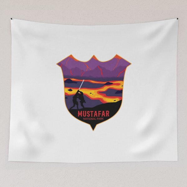 Item preview, Mustafar National Park designed and sold by FrontierCosmic.