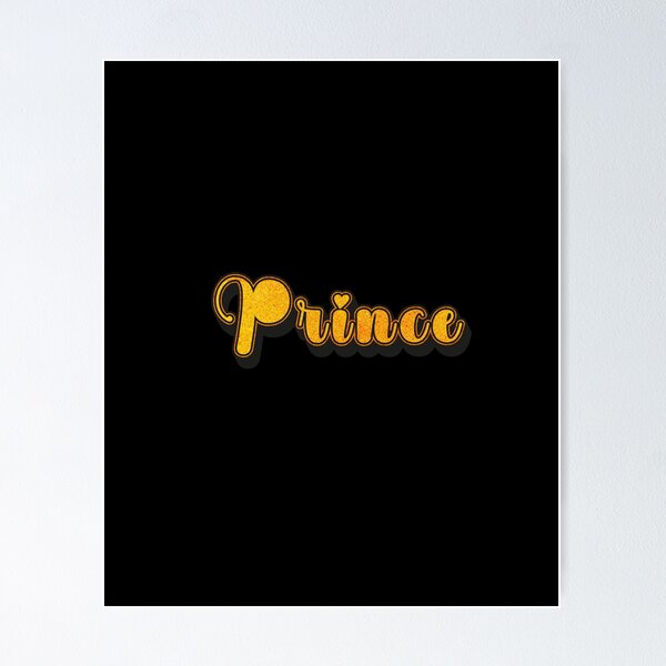Item preview, Prince Personalized Name Design with Heart | Funny Custom Gift designed and sold by Watsonarts.