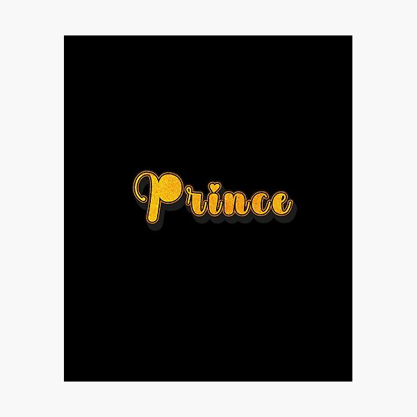 Item preview, Prince Personalized Name Design with Heart | Funny Custom Gift designed and sold by Watsonarts.