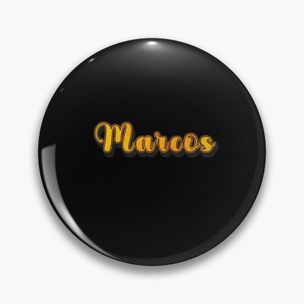 Aperçu de l'œuvre Design personnalisé avec le nom Marcos et un cœur | Cadeau personnalisé amusant créée et vendue par Watsonarts.