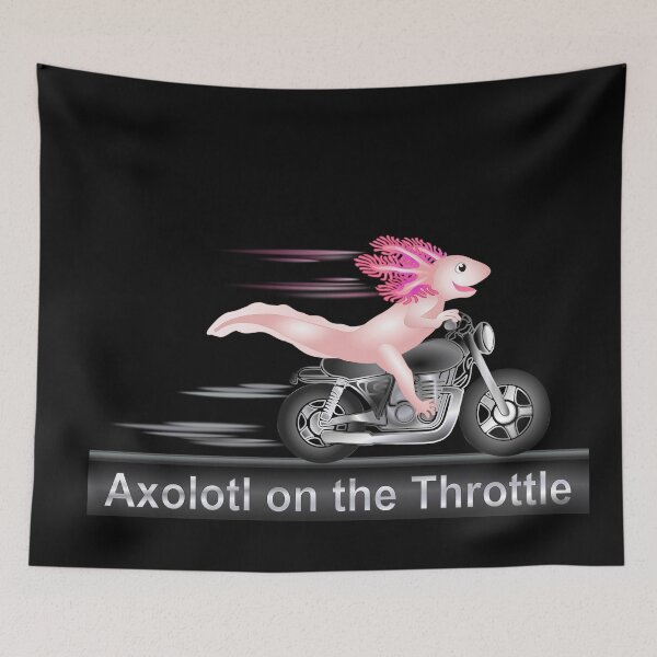 Item preview, Axolotl On The Throttle designed and sold by Adamo-illustration.