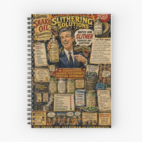 Item preview, Gavin Newsom slithering designed and sold by LoudMouthArt.