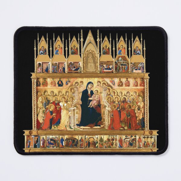 Item preview, Maesta Duccio Mother of God Christ Child Front designed and sold by GuyBlank.