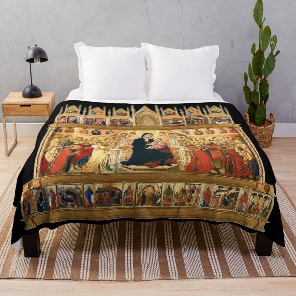 Item preview, Maesta Duccio Mother of God Christ Child Front designed and sold by GuyBlank.