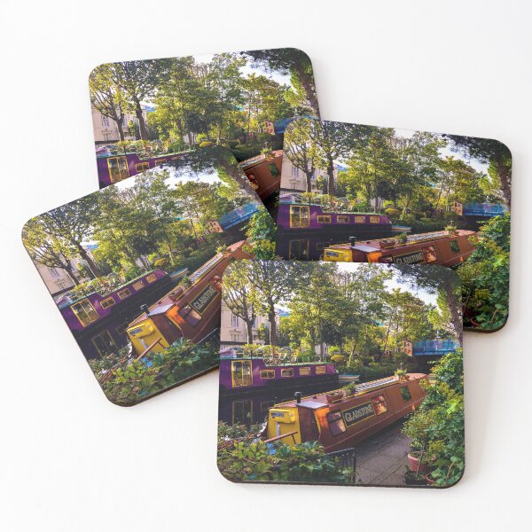 Item preview, London Little Venice - Colorful Canal Narrowboats designed and sold by missioncreek.