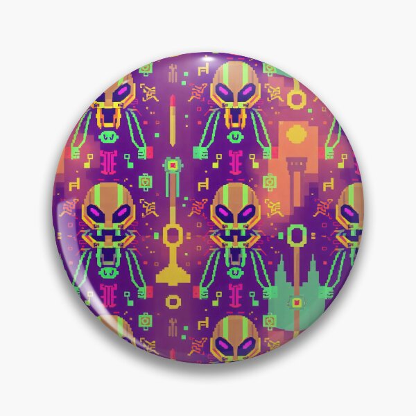 Item preview, Neon Alien Glyph Matrix designed and sold by GalacticLabs.