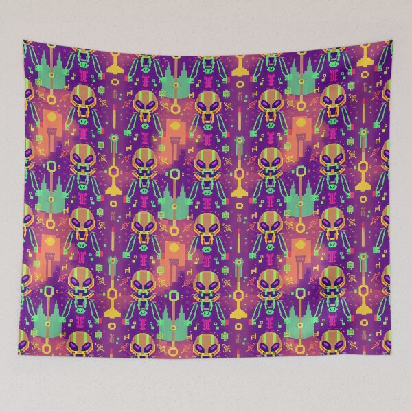 Item preview, Neon Alien Glyph Matrix designed and sold by GalacticLabs.
