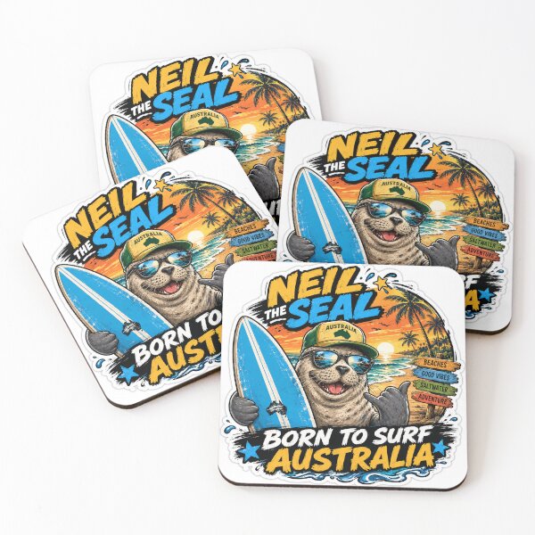 Item preview, Neil the Seal – Ocean Legend on Land designed and sold by Holiday-Hunter.