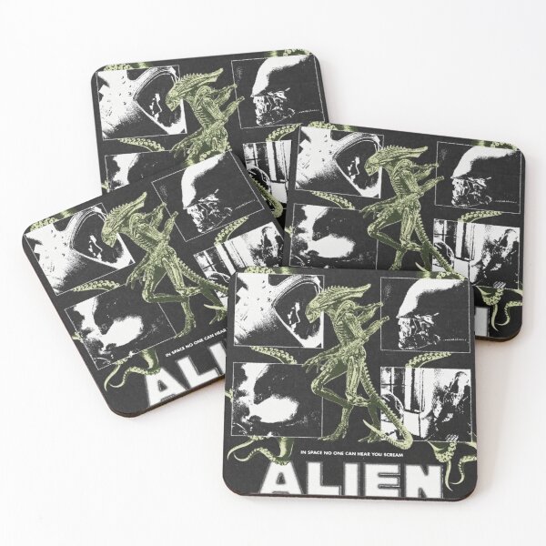 Item preview, Alien Vintage Sci-Fi Horror: Xenomorph, Ripley & Movie Quote Fan Art designed and sold by benja-08.