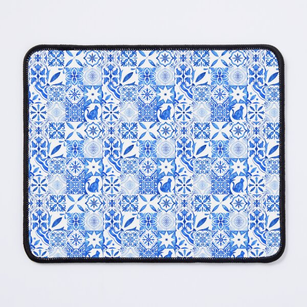 Item preview, Blue and White Geometric Pattern designed and sold by TeeGeeTees.
