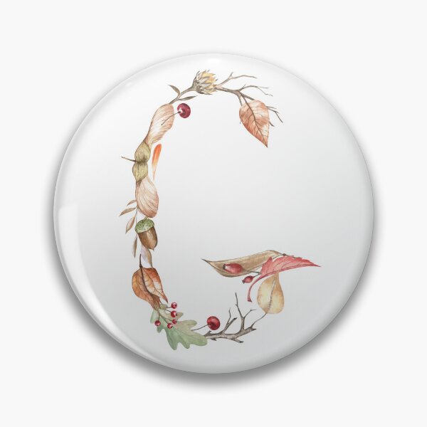 Item preview, Autumn Letter G Monogram designed and sold by Flowersforbear.