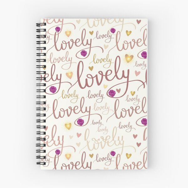 Item preview, Lovely Typography Pattern with Golden Hearts and Roses designed and sold by Dearfashion.