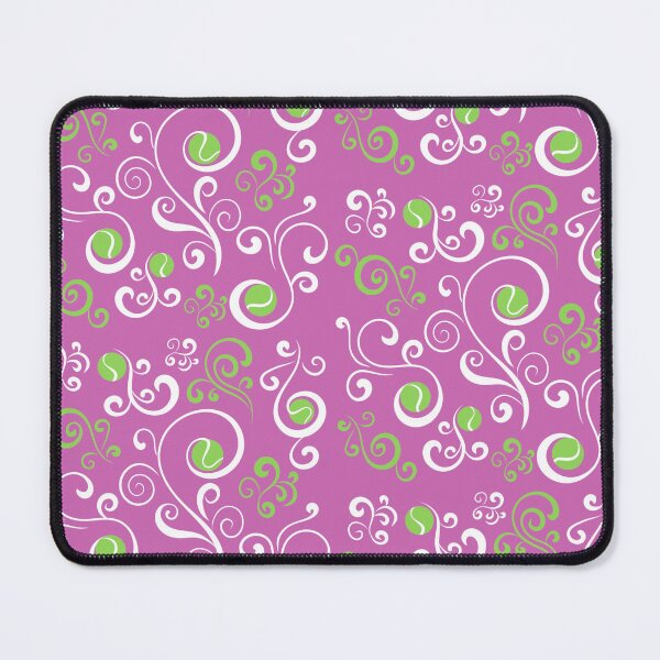 Item preview, Tennis ball swirls on pink designed and sold by ArtbyCouture.