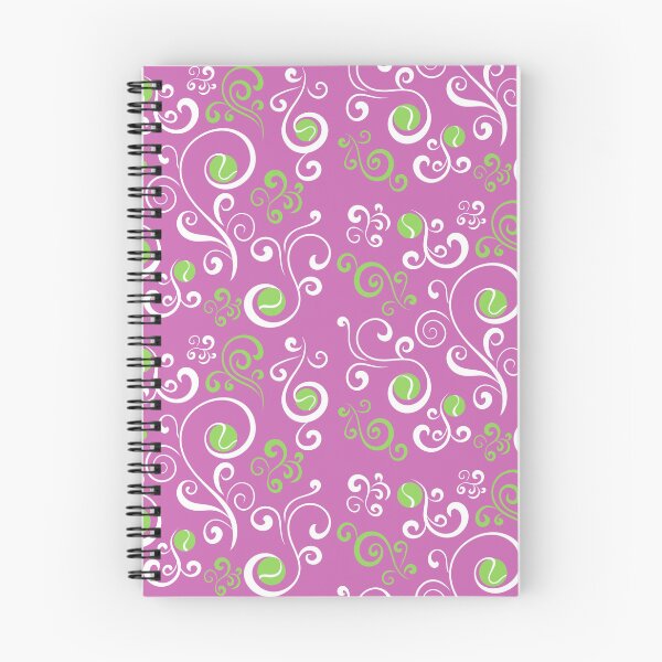 Item preview, Tennis ball swirls on pink designed and sold by ArtbyCouture.