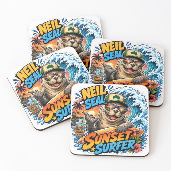 Item preview, Neil the Seal – Ocean Legend on Land designed and sold by Holiday-Hunter.