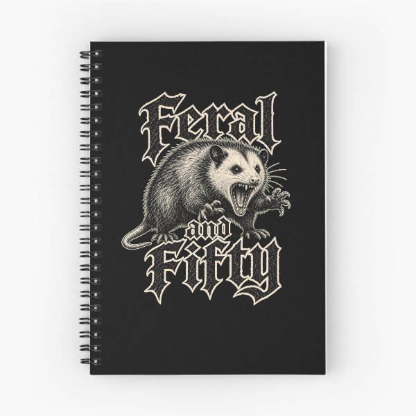 Item preview, Feral and Fifty Opossum Wild Animal Design designed and sold by snowry.