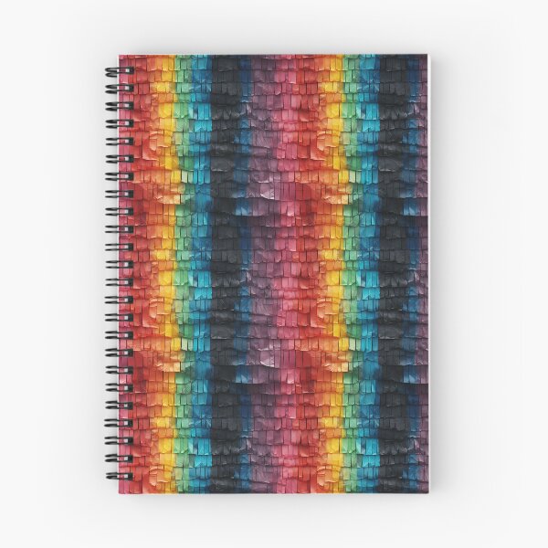 Item preview, Rainbow Paper Fringe Shingles Seamless Photo Texture designed and sold by DigitaICraft.