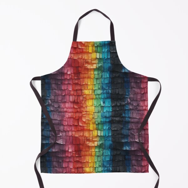 Item preview, Rainbow Paper Fringe Shingles Seamless Photo Texture designed and sold by DigitaICraft.