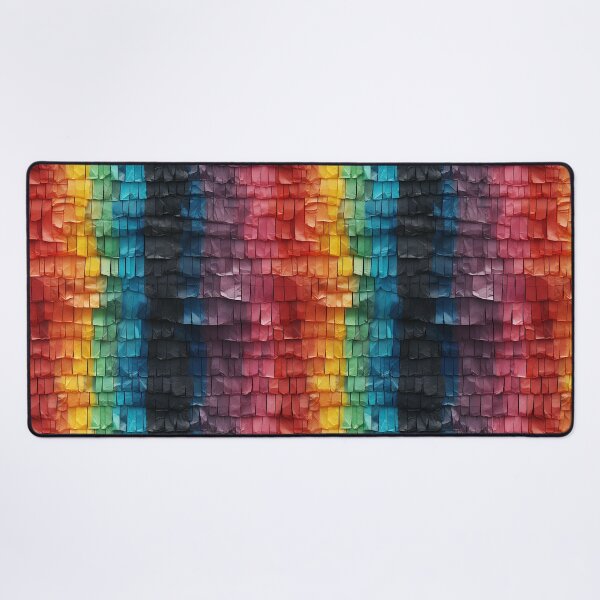 Item preview, Rainbow Paper Fringe Shingles Seamless Photo Texture designed and sold by DigitaICraft.