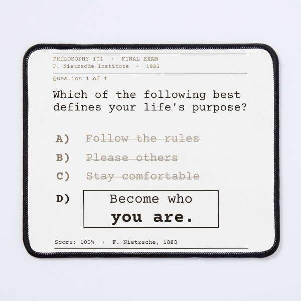 Item preview, Become who you are. - Nietzsche quote designed and sold by Will-to-Power.