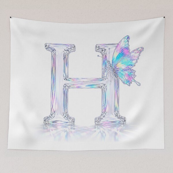 Item preview, Prismwing Crystal Alphabet Letter H designed and sold by BlissBlvdShop.