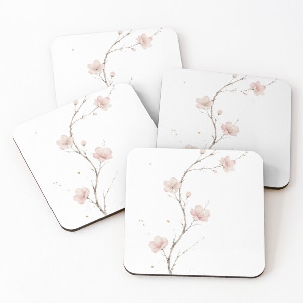 Item preview, Cherry Blossom Canvas Wall Art | Japandi Minimal Gold | Zen Sakura Decor designed and sold by Donartpictures.