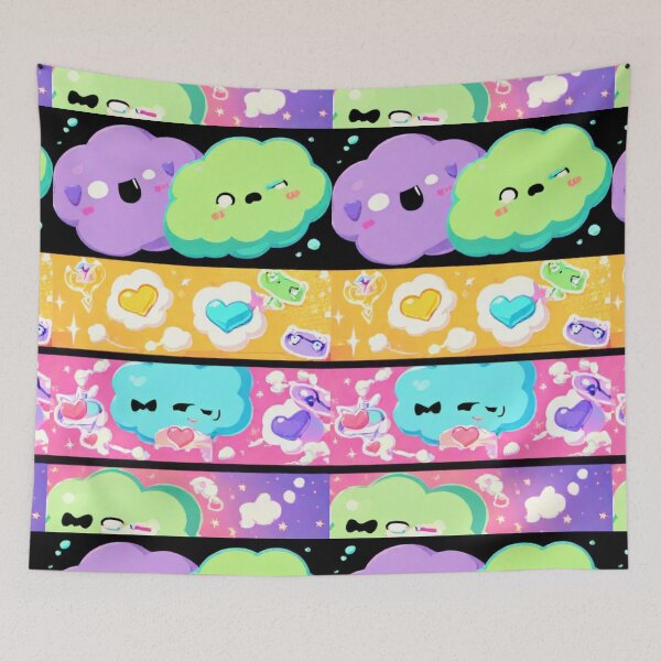Item preview, Illustration - Cute Kawaii Characters, Joyful and Colorful Atmosphere designed and sold by Zone--Gaming.