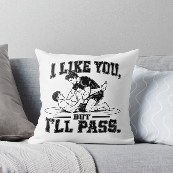 Item preview, Funny BJJ Guard Pass - I Like You But I'll Pass Jiu Jitsu designed and sold by Rahamkshop.