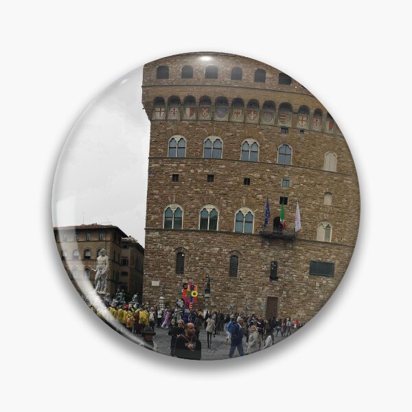Item preview, Florence Italy - Palazzo Vecchio and Loggia dei Lanzi designed and sold by missioncreek.