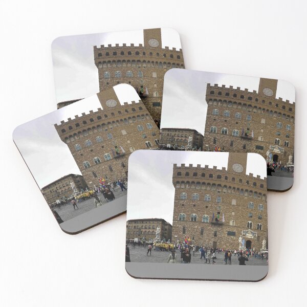Item preview, Florence Italy - Palazzo Vecchio and Loggia dei Lanzi designed and sold by missioncreek.
