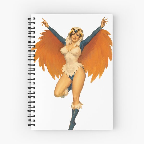 Item preview, Original Harpy Pin-Up Girl | Vintage Fantasy Bird Woman Retro Illustration designed and sold by Cosplayvintage.