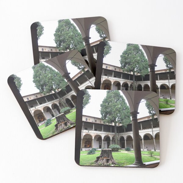 Item preview, Florence Italy - Renaissance Cloister Courtyard designed and sold by missioncreek.