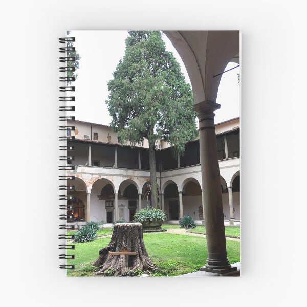 Item preview, Florence Italy - Renaissance Cloister Courtyard designed and sold by missioncreek.