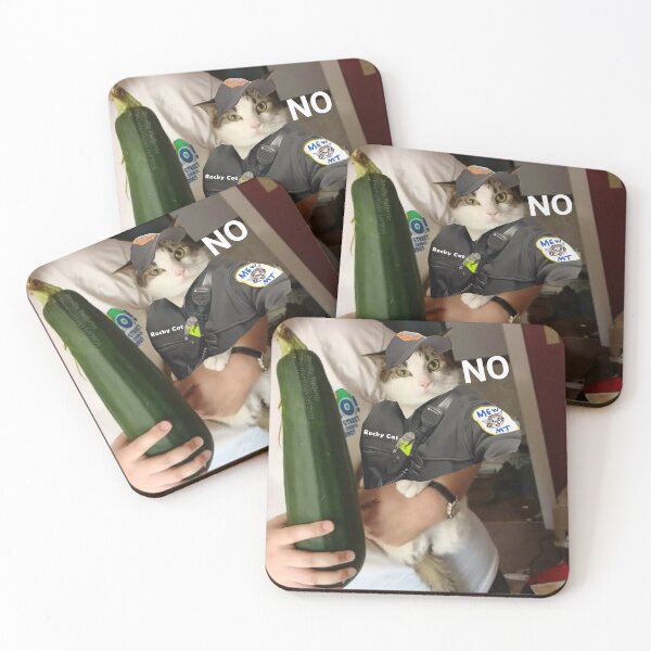 Item preview, Cat is really suspicious of large veggies designed and sold by reallypathetic.