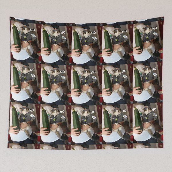 Item preview, Cat is really suspicious of large veggies designed and sold by reallypathetic.