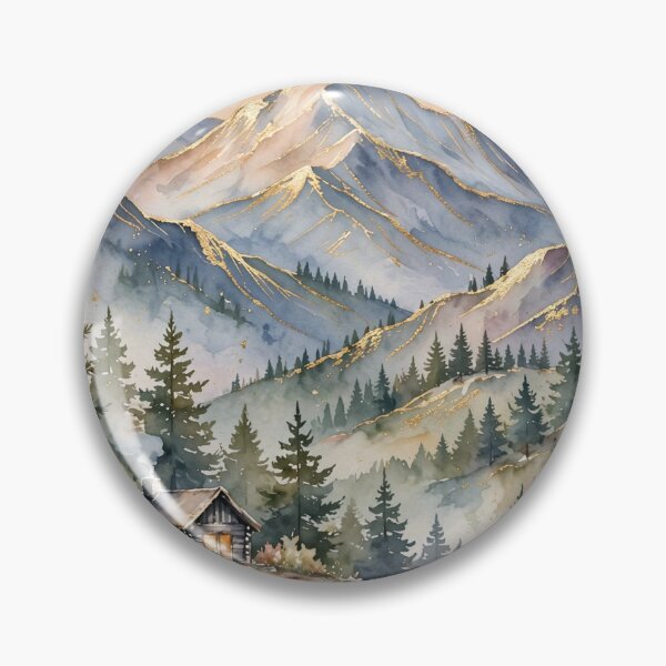 Item preview, Mountain Sunset Canvas Wall Art | Cabin Wildflower Gold | Wanderlust Boho Decor designed and sold by Donartpictures.